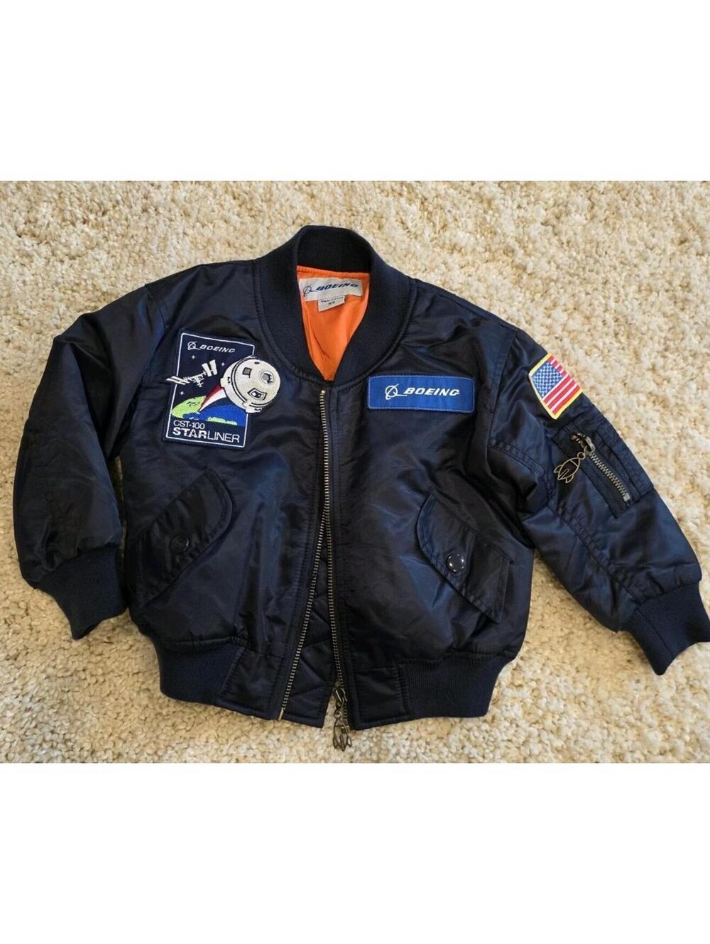 EUC Boeing Kids' Space Jacket XS